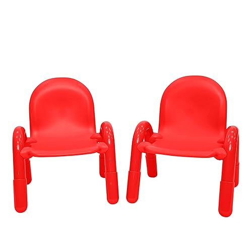 Vista 36 de Children's Factory Baseline - Silla infantil de 5 pulgadas, color rojo manzana caramelo, paquete de 4, solución de asiento ergonómico apilable