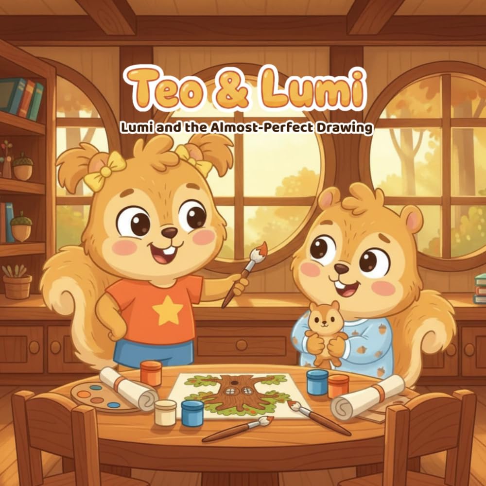 Lumi and the Almost-Perfect Drawing: A story about perfectionism, mistakes and self-compassion · For kids ages 4-8 · Teo & Lumi, Book 2