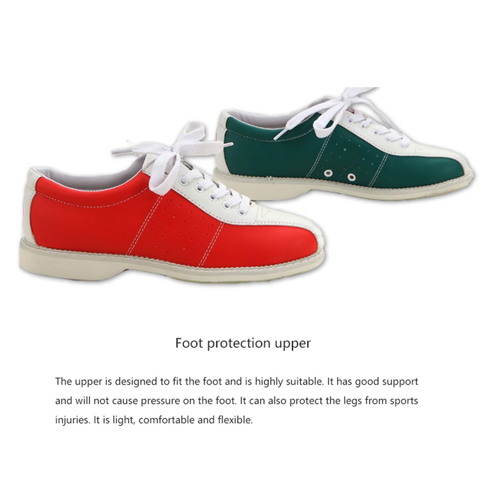 Chaussures De Bowling Unisexe Blissbuilt - Cuir Respirant - Semelle Antidérapante - Tailles 35 à 44 - Argent/Orange