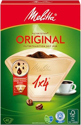 Melitta Bolsas de filtro Marrón Natural 1 x 440