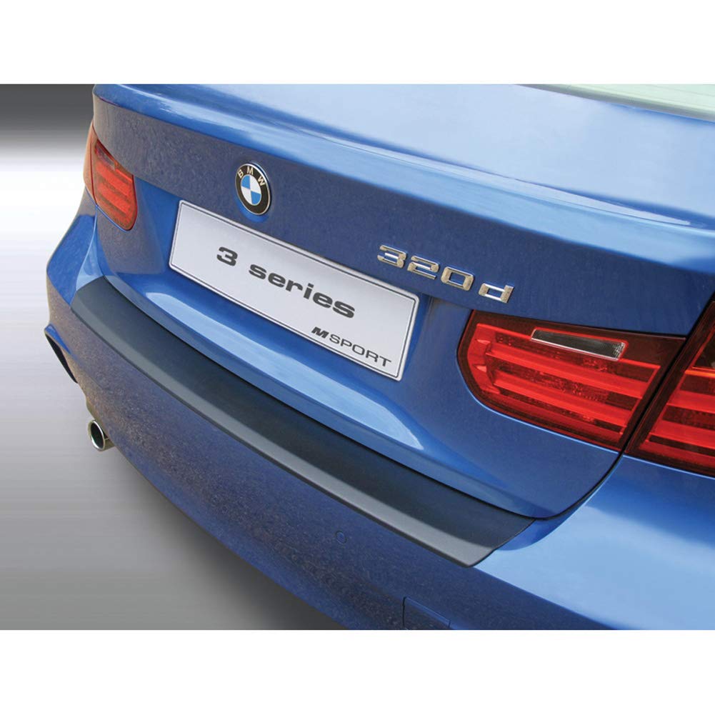 RGM ABS Rear Bumper Protector Compatible with BMW 3 Series F30 Saloon M-Sport 2012-2019 Black