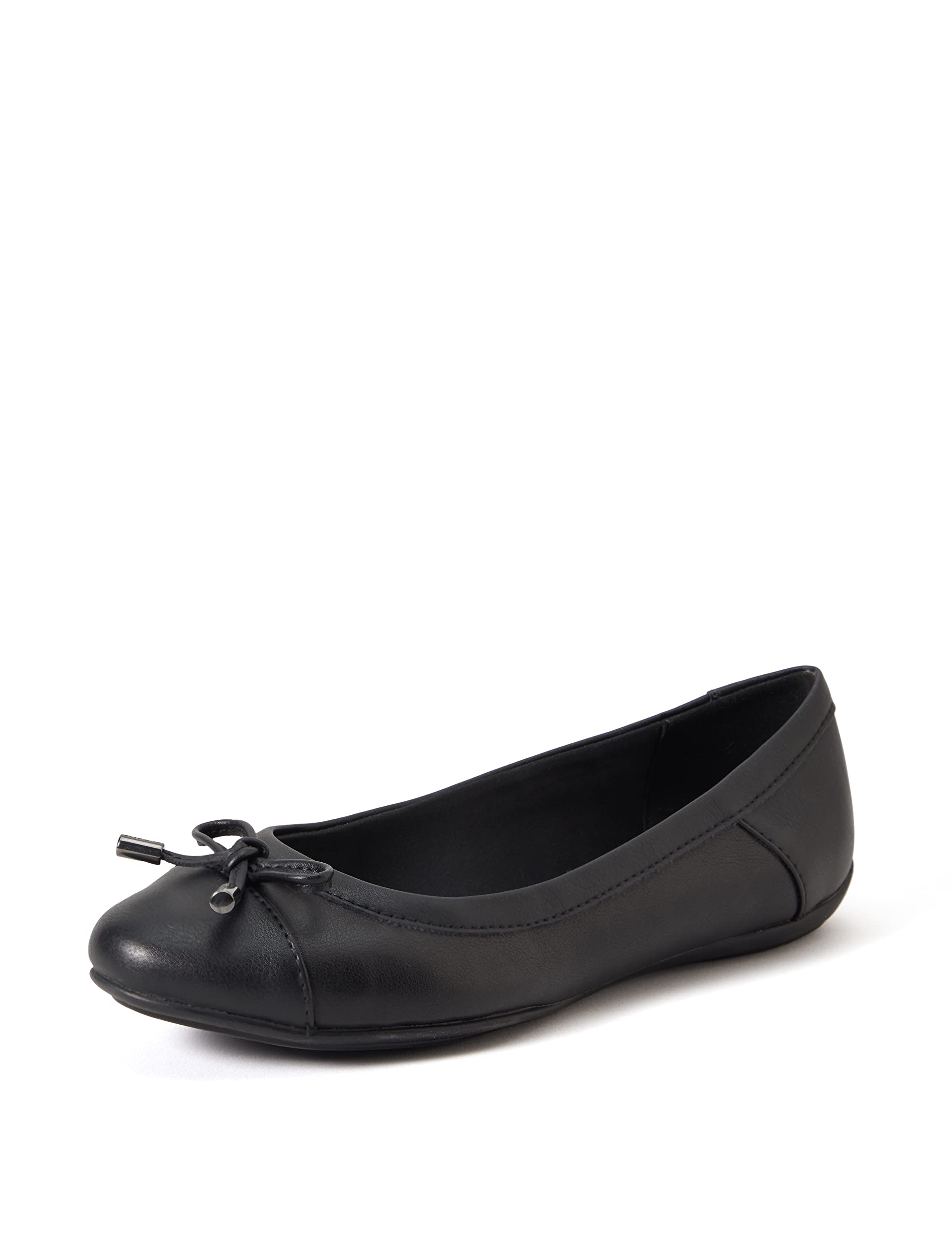Geox Women's D Charlene C Ballerina, Black, 7 UK
