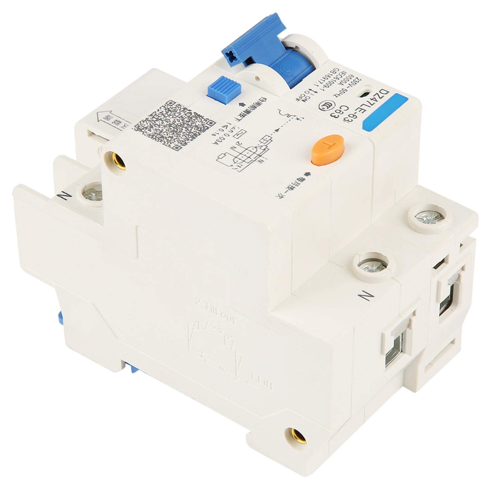 Interruttore automatico differenziale mini corrente residua ad alta sensibilità 230 V 63 A for la decorazione domestica