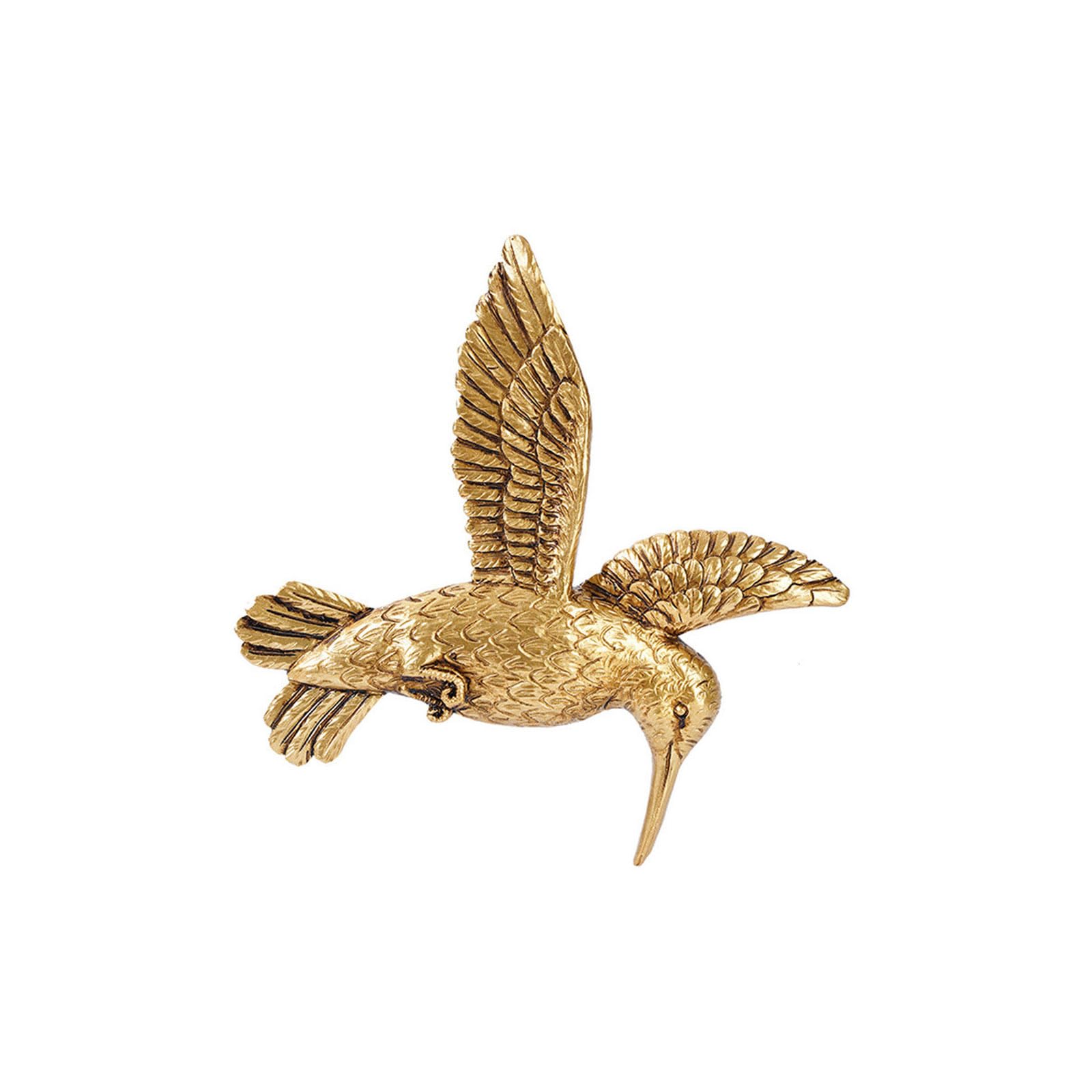 carotoe 3D Hummingbird Wall Decor Birds Wall Hanging Decorations for Home Garden Yard Ornament Flying Bird Walled Art Decors Hummingbird Hanging Decor