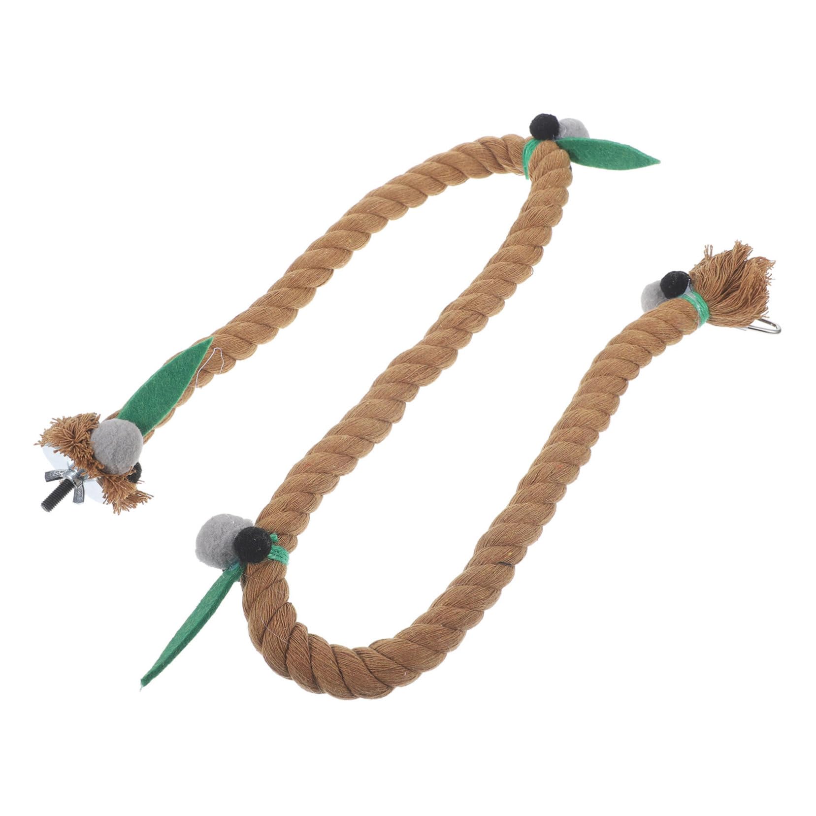 BESPORTBLE 5pezzi Rete Di Gioco Per Pappagalli Trespolo Per Accessori Per Gabbie Di Piccoli Pappagalli Giocattolo Da Masticare Per Arrampicata e Avventura