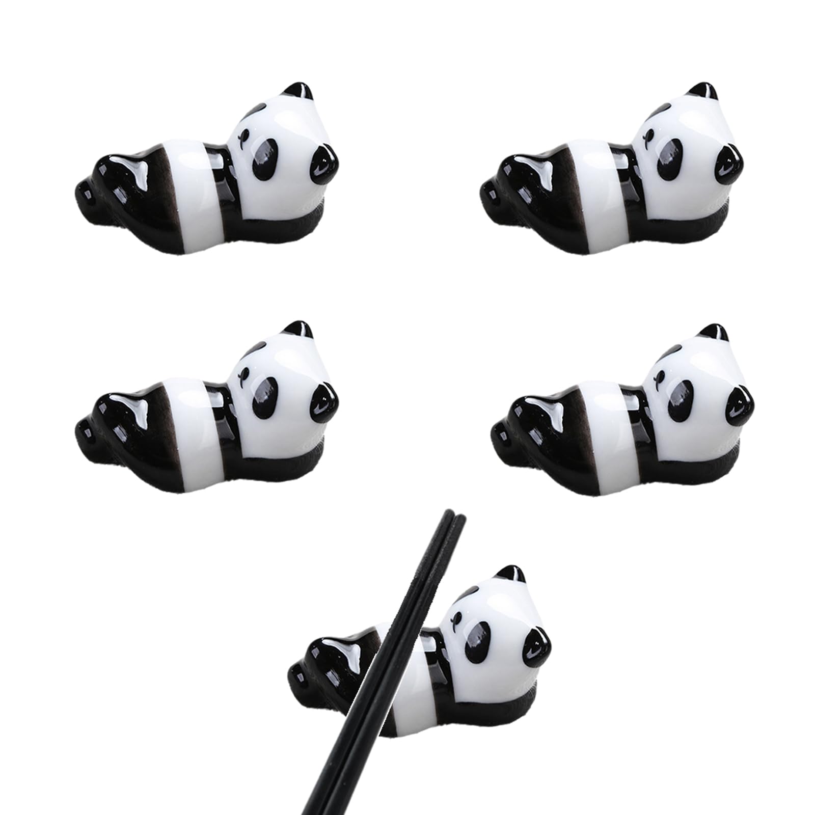 MRKU Chopstick Rest Chopsticks Holders Restaurant Ceramic,Spoon Fork Stand For Home Chop Sticks,Dinner,Desktop Decorations,Easy To Clean Forks,Spoons