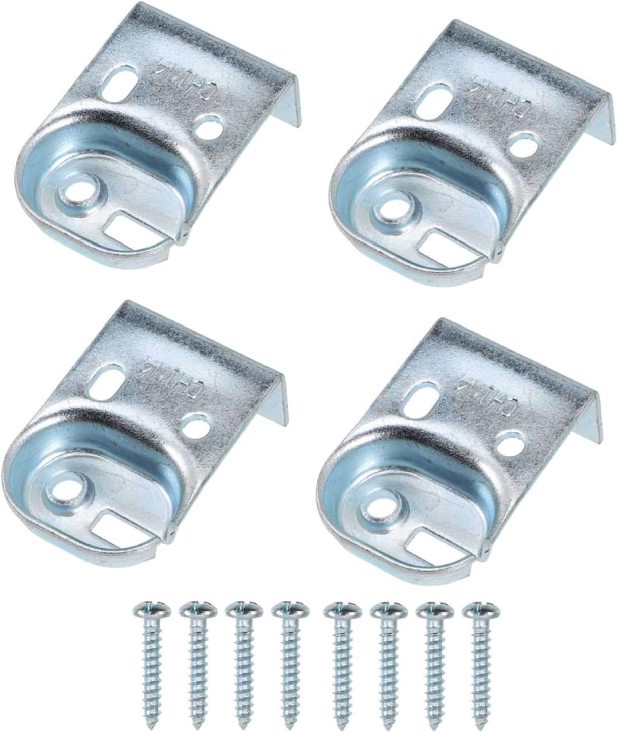 TopHomer 10 Sets Roller Window Shade Inside and Outside Mount Brackets with Screws, Roller Shades Bracket for Living Room, Bedroom Office
