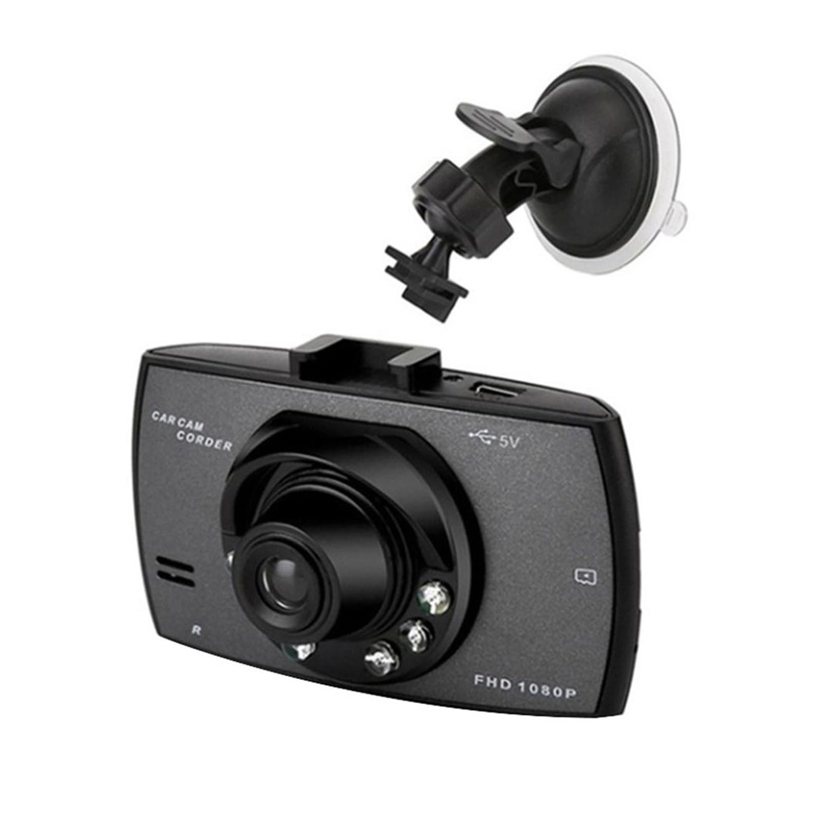 Cámara de salpicadero 1080 for grabadora vídeo Coche cámara vehículo Caja Negra en el del visión Nocturna grabación automático GrabacióN En Ultra HD(None)