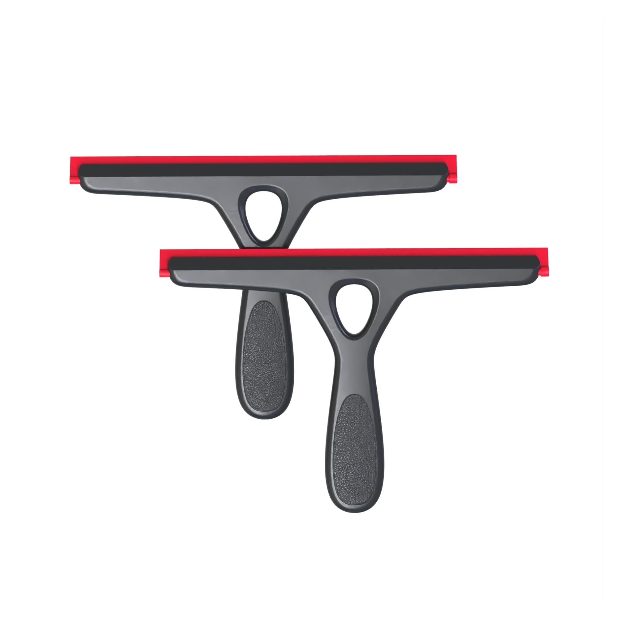 Paquete de 2 escobilla Goma Mano Silicona for Vidrio baño, encimeras, escritorios y Ventanas Coche, Limpiador multisuperficie Secado rápido