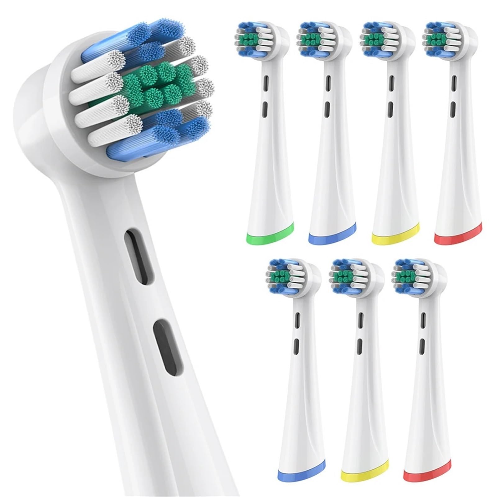 Testine Di Ricambio, Compatibili Con Oral-B Lo Spazzolino Elettrico, Compatibili Con IO Le Ricariche Di Testine For Spazzolino 2/3/4/5/6/7/8(White-12 Pcs)