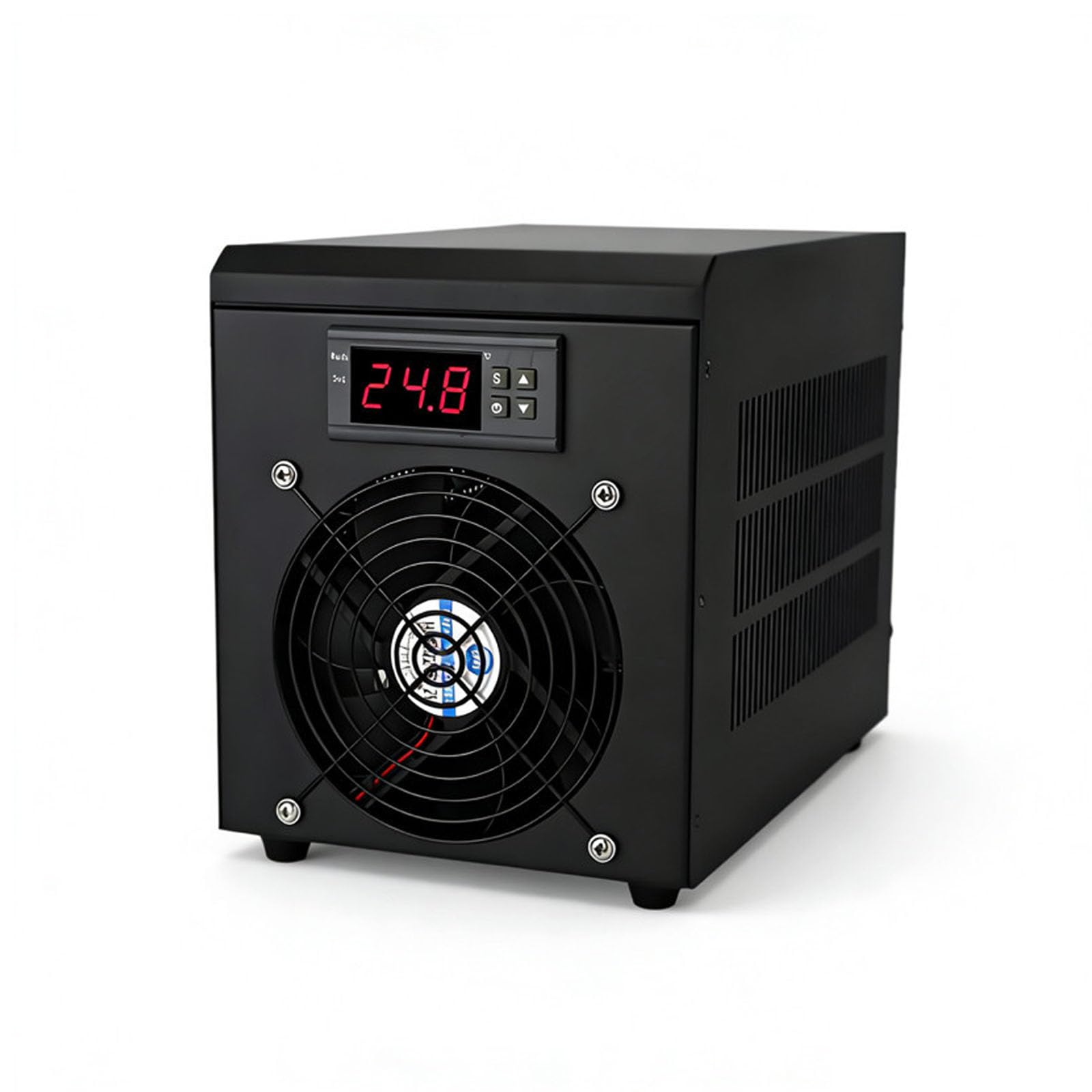 Fcttcd 180w Aquarium Water Chiller, 60l Fish Tank Cooler And Heater System, 10-40°c Constant Temperature Control, For Hydroponics, Aquatic Life, Freshwater And Saltwater Tanks