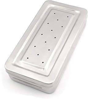 AAProTools Instruments Box Perforated Stainless Steel 30x15x6 cm Surgicl Instruments