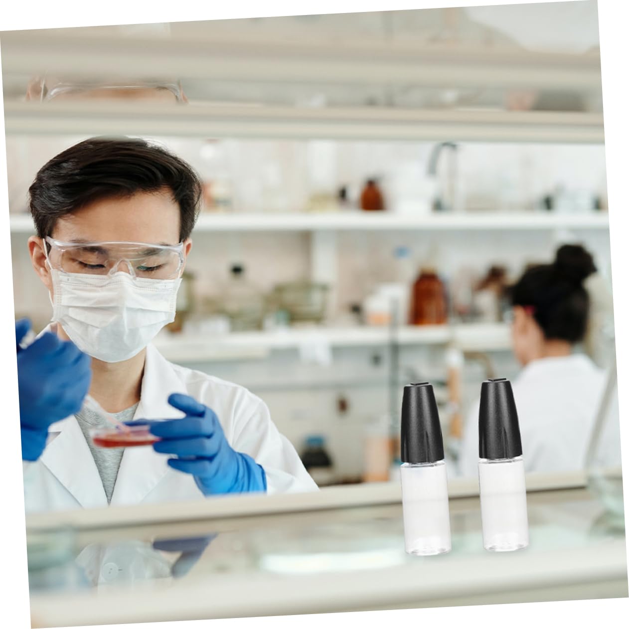 5 Sätze Transparente Flasche Kleine Flaschen Mini-quetschflasche Squeeze-flaschen Einfach Applikatorflasche Flaschen Mit Nadelspitzen Nadelflaschenspender Das Haustier 10 Stück * 5