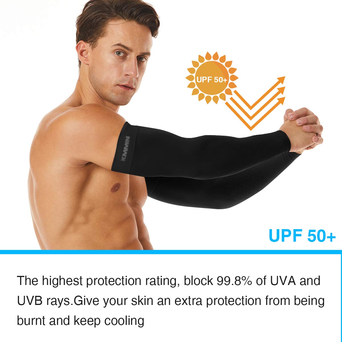 Maniche Termiche Protezione UV - Unisex, Per Sport, Ciclismo, Running, UPF 50+