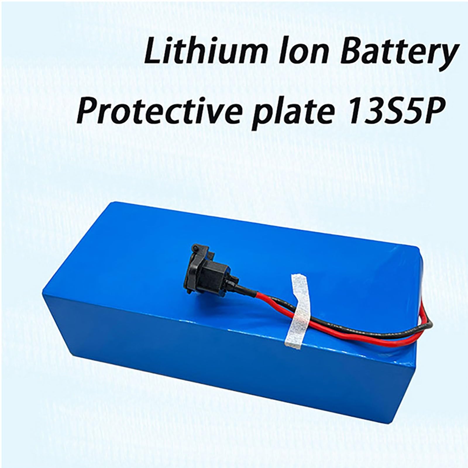 Paquete de baterías de litio de 48 V y 15 Ah, batería de repuesto de litio de 48 voltios para bicicleta/patinete eléctrico, baterías de PVC de 48 V con cargador. 48V 15Ah,XT60+DC