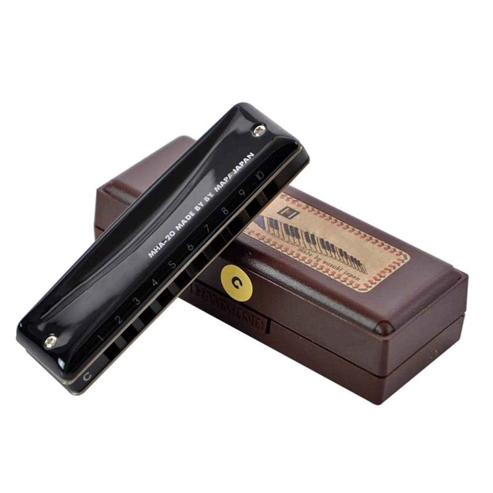 Profesjonalna harmonijka diatoniczna 10-otworowa Blues Harp Tonacja C(F)