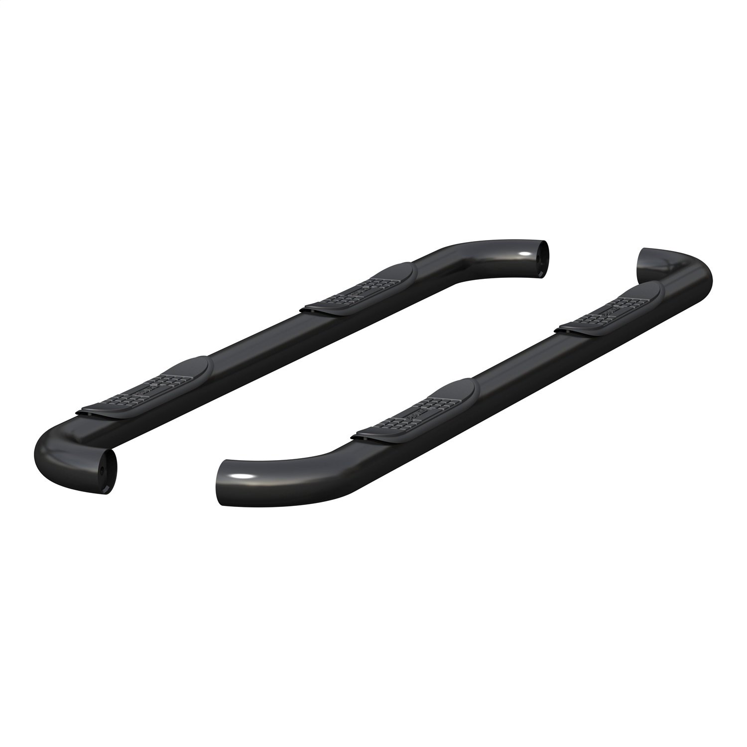 ARIES 215041 3-Inch Round Black Stainless Steel Nerf Bars, No-Drill, Fits Select Dodge, Ram 1500, 2500, 3500