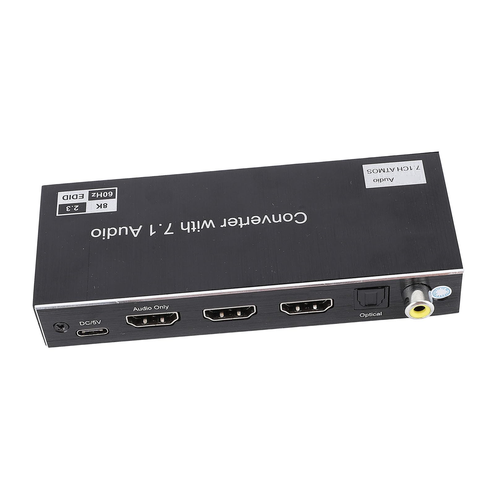 Splitter HDMI 8K, 1 Ingresso 2 Uscite, 8K 60Hz, 4K 120Hz, per DTS HD, per TrueHD, per AC3, per 3D, Splitter Interfaccia Multimediale HD 40Gbps per Proiettore DVD HDTV STB (Spina