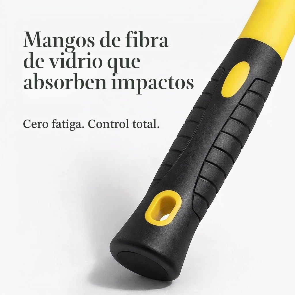 TOWAY Juego de tases y martillos 7 piezas, Juego de herramientas de reparación de carrocería profesional con mangos de fibra de vidrio 454222 (Budget)