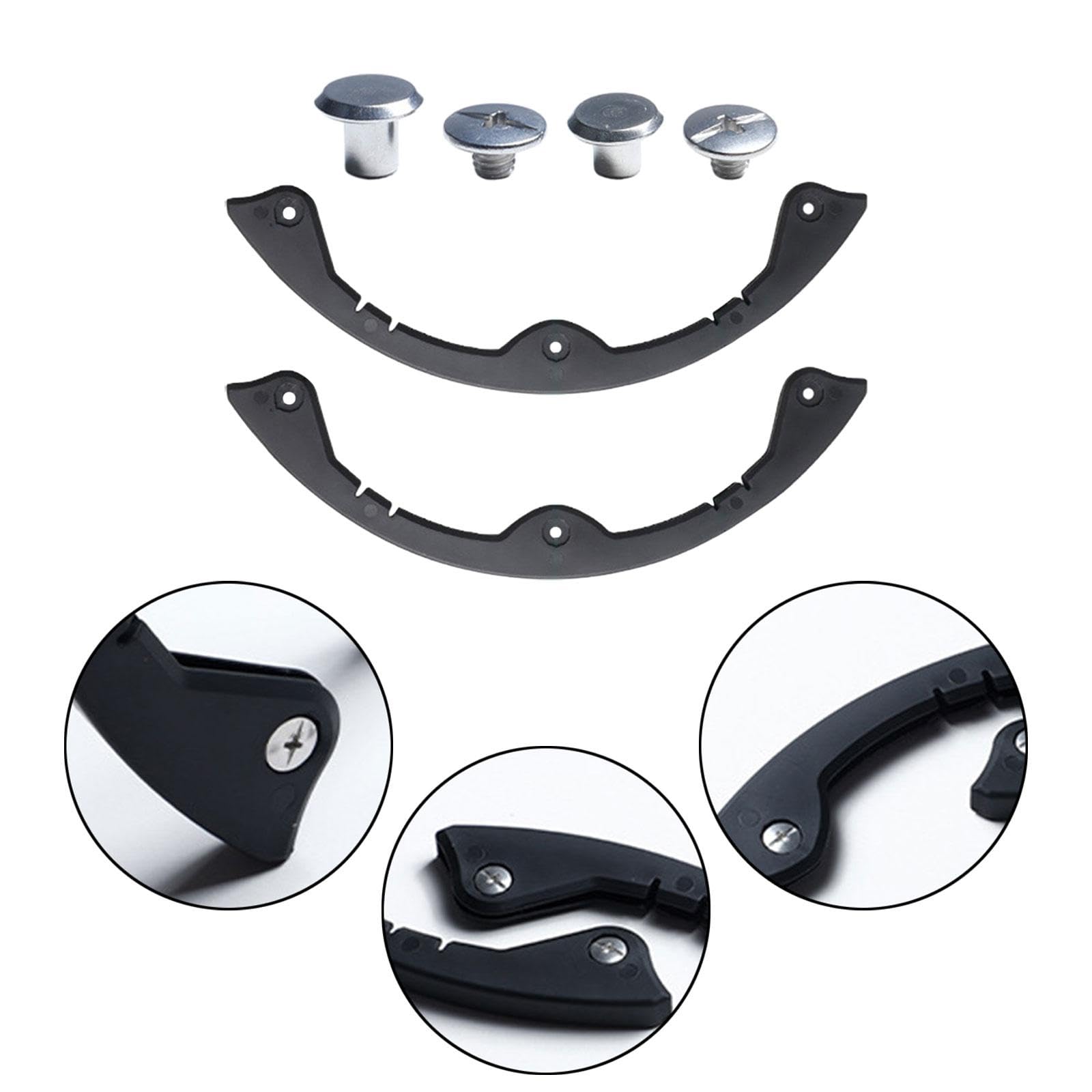 F Fityle Protector de Tabla de Skate (2 Unidades), Cubierta Protectora de Borde de Tabla, Protector, Protector de Extremo, para Patinetas Estándar