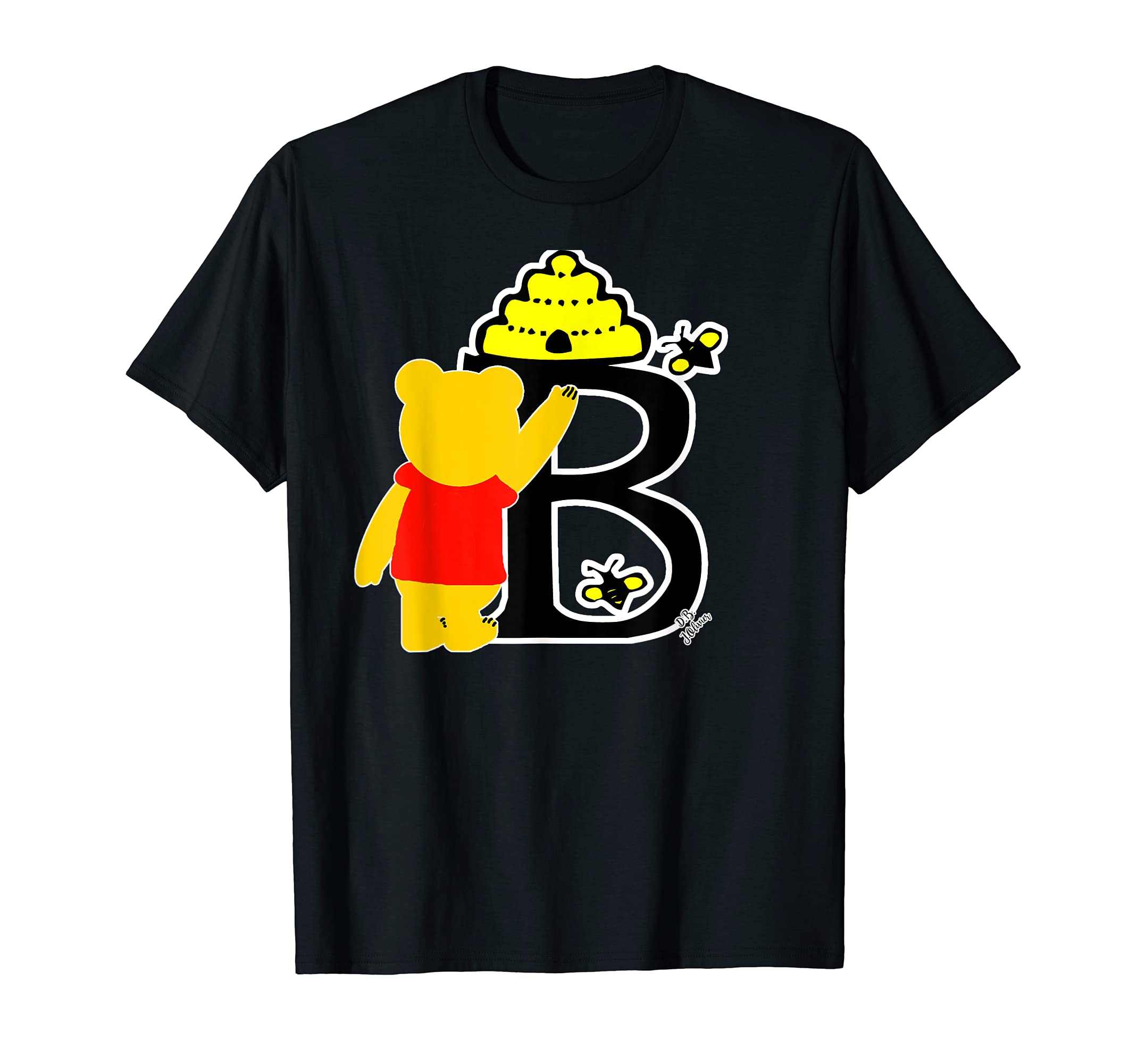 bear outfit cute bee Alphabet T-Shirt