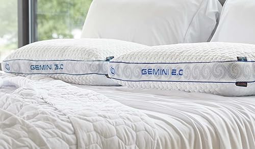 Miniatura 4 de Bedgear Gemini Performance Pillow - Tamaño 0.0 - Funda lavable refrescante y absorbente de humedad - Almohadas firmes para todas las posiciones de