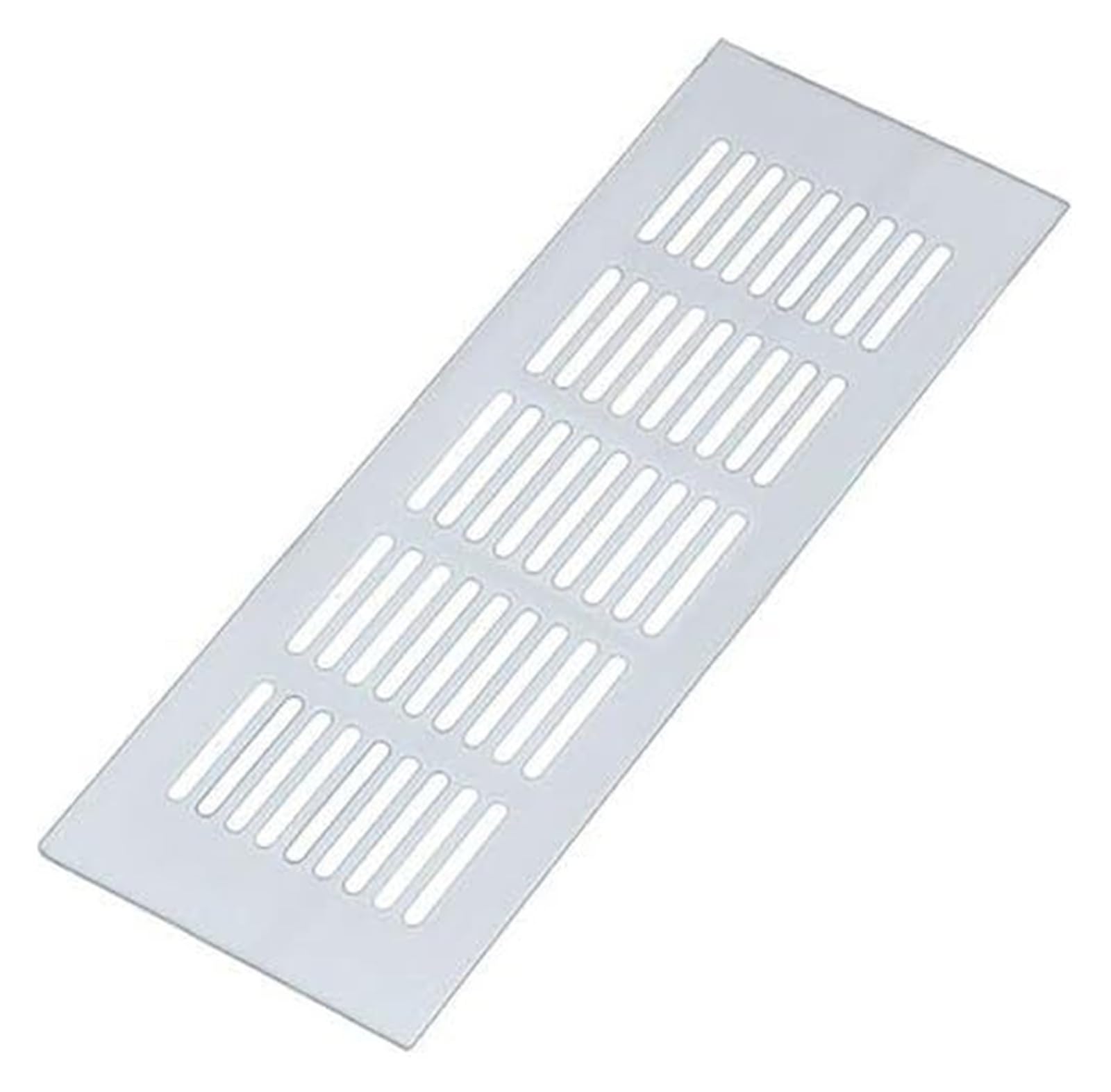 Ventilation Grille ， Aluminium Alloy Adjustable Gases Vent Grille Sizes Wardrobe Cupboard Bath Kitchen Office(80x300mm)
