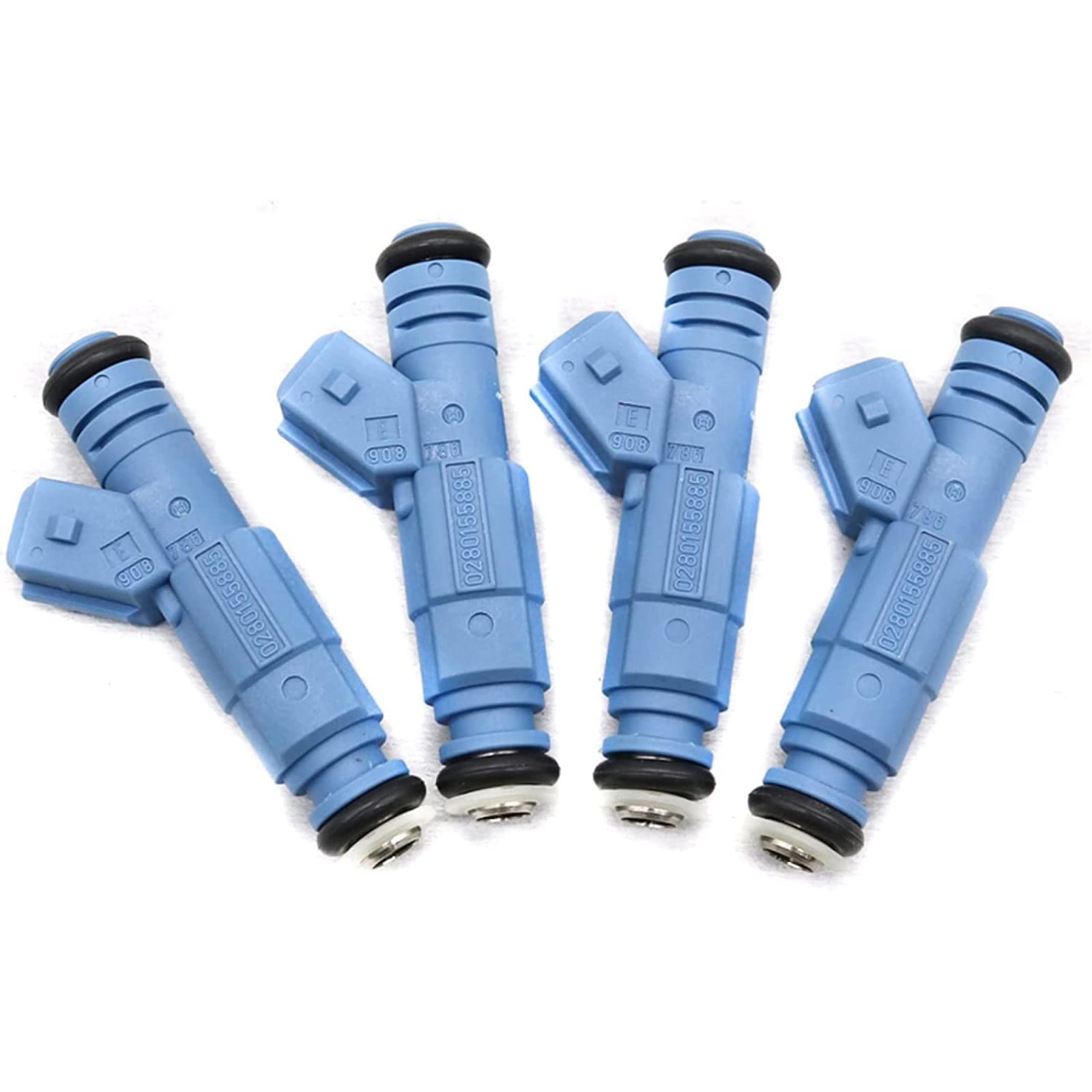 Zearly 4Pcs Car Fuel Injector Nozzle 0280155885,For Land Rover Freelander Mg Zt Rover 75 Tourer 1.8 16V F01r00m082