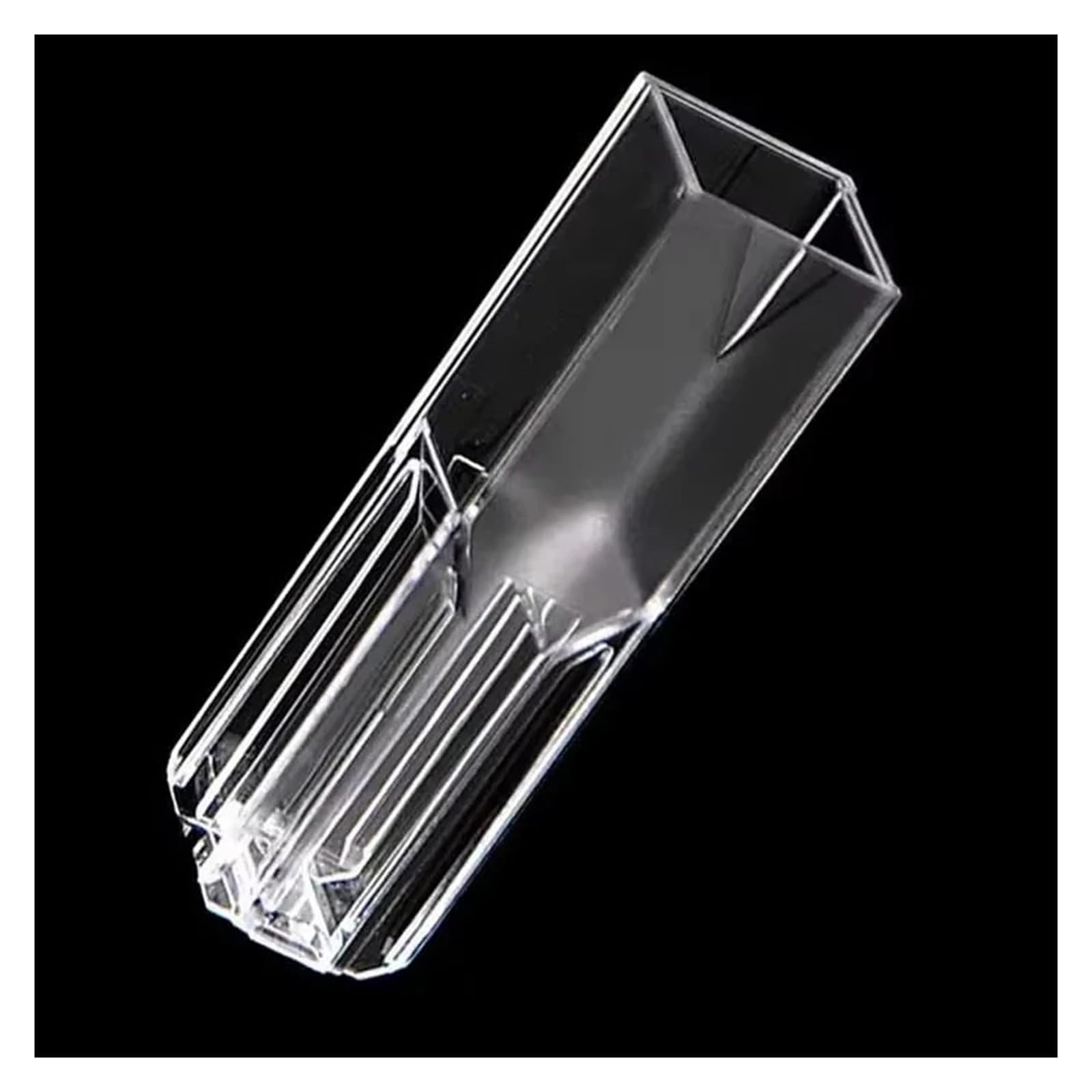 yingyingjia Cubeta PS de 1,5 ml for espectrofotómetro, cubetas de plástico semimicro, trayectoria de luz de 10 mm, rango de longitud de onda de 340 a 750 nm, 100 unidades