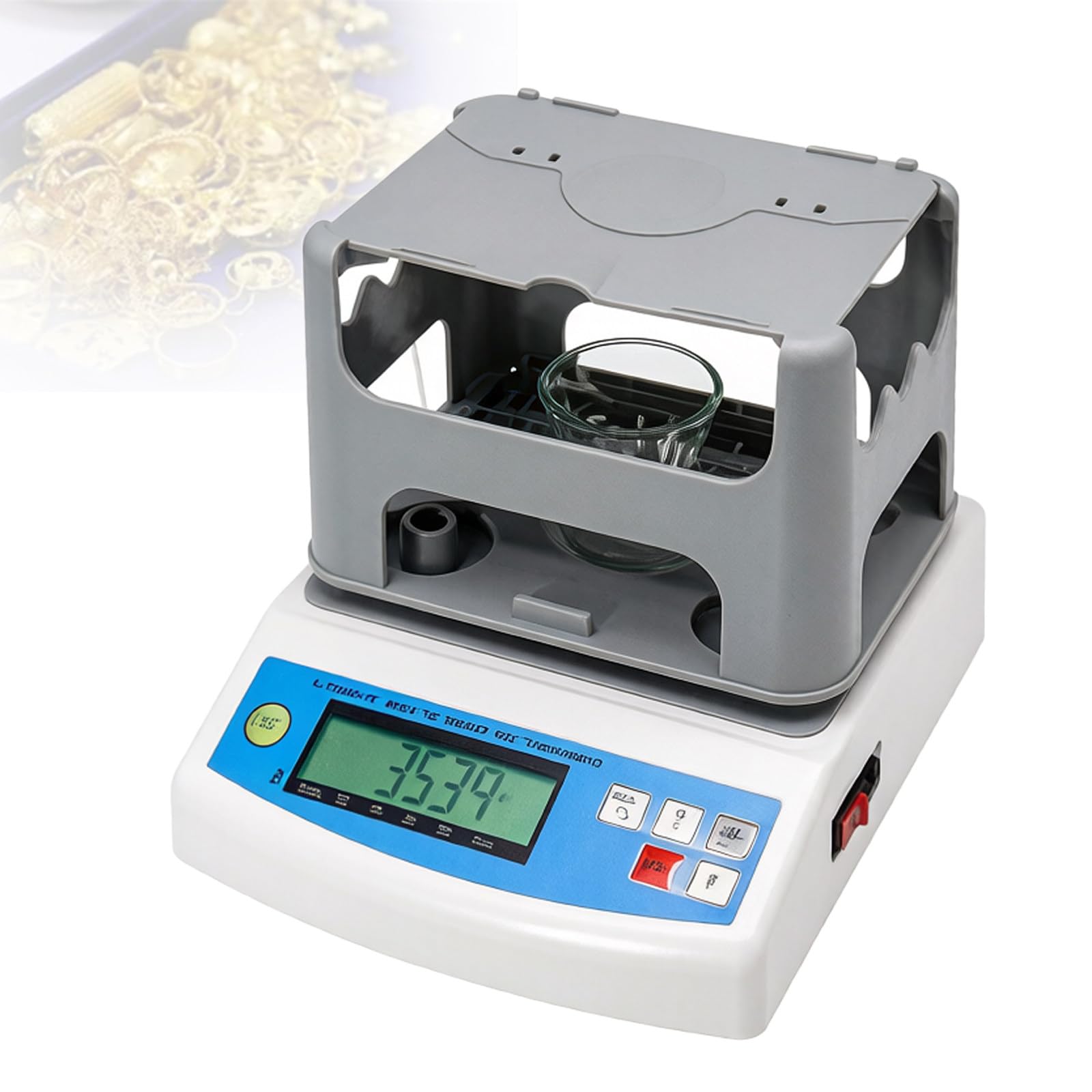 Gold Reinheitstester - Automatisches Dichtemessgerät für Edelmetalle mit 0,001 g/cm³ Genauigkeit, schnelle Messung, zuverlässiges Testkit