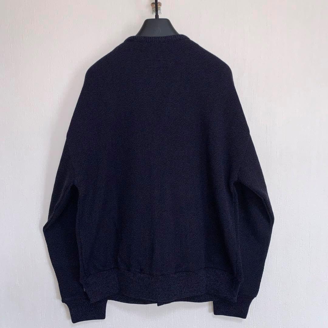紺L【WACKOMARIA】 CLASSIC CARDIGAN タグ付 ワコマリア カーディガン