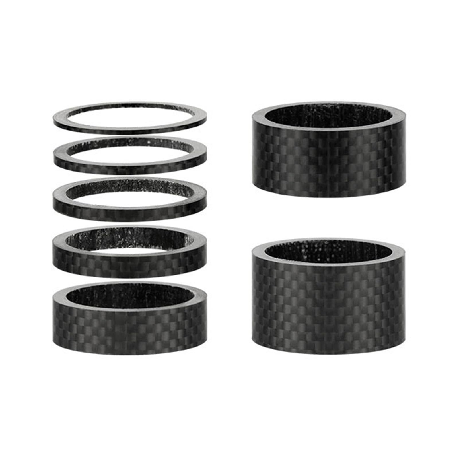 QIEIEI Bike Carbon Fibers Bike Headsets Spacers Front Fork Washer Bike Spacers,Bike Headsets Stem Washer for Mountain Bicycles