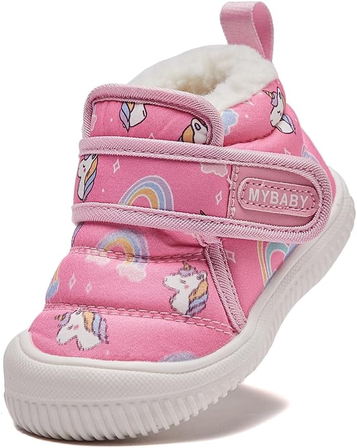 Baby Winter Snow Boots for Toddlers 1-3 Years Anti-Slip Outdoor Booties with Plush Faux Fur Lining, Lightweight & Warm for Boys & Girls Baby Winter Snow Boots for Toddlers 1-3 Years Anti-Slip Outdoor Booties with Plush Faux Fur Lining, Lightweight & Warm for Boys & Girls