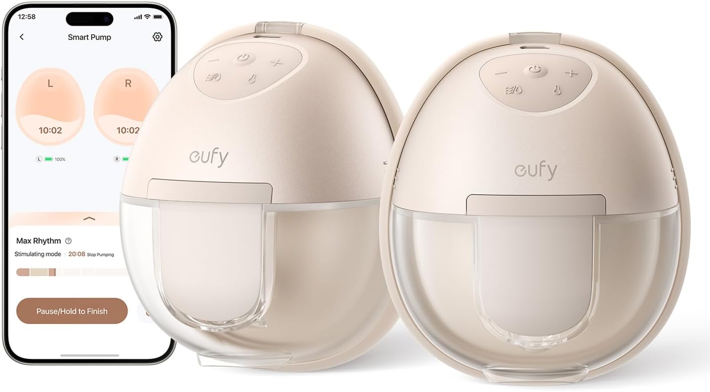 eufy Security Electric Breast Pump, Wearable and Hands Free S1