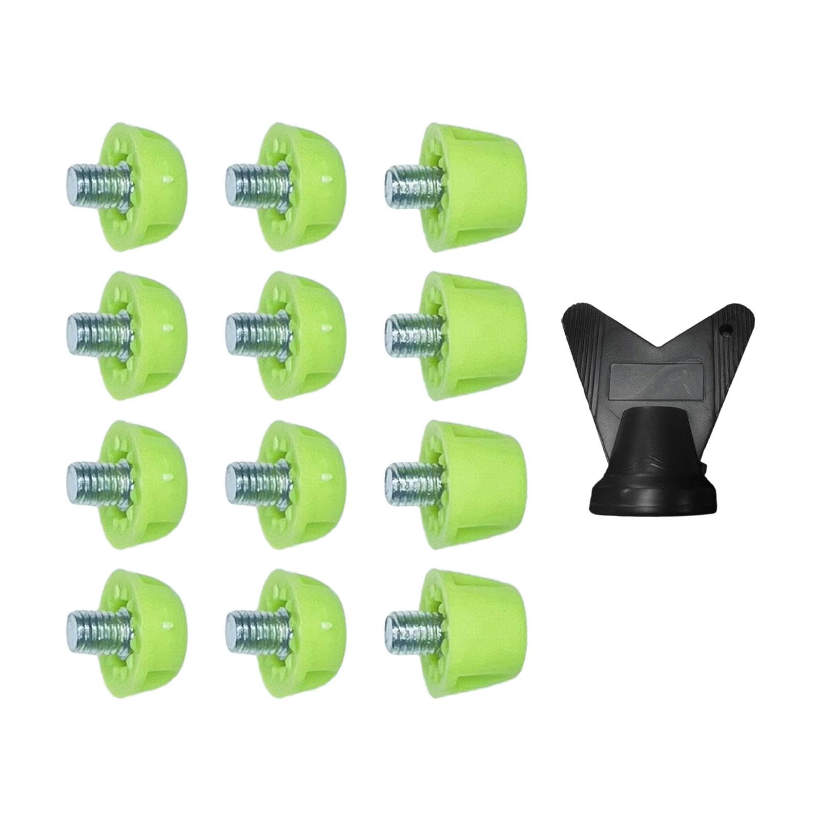 Amagogo 12x Soccer Replacement Spikes Screw in 7mm 10mm Professional Football Shoe Spikes Rugby for Indoor Outdoor Sports
