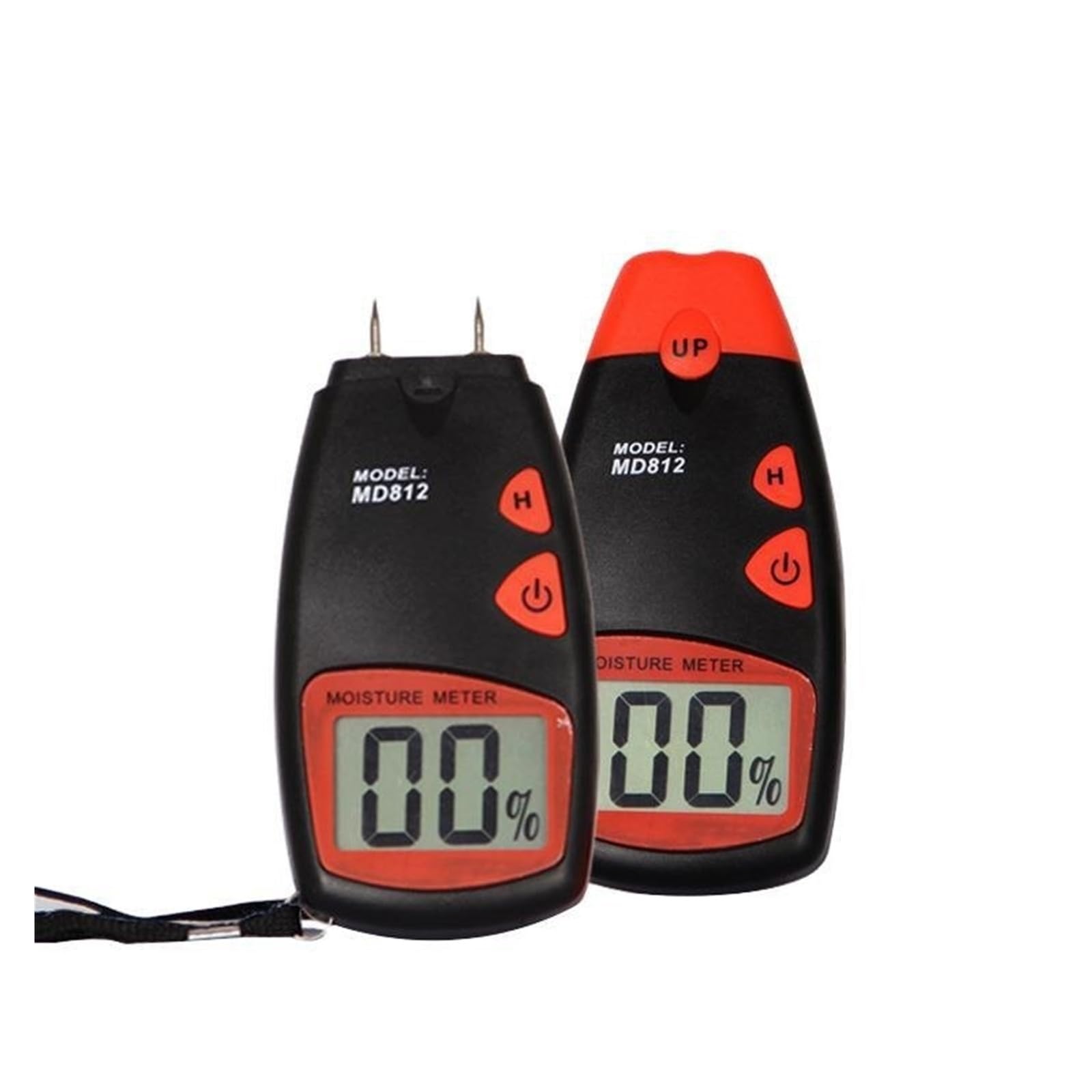 Tester wilgotności, 10 sztuk miernik wilgotności Md812 miernik wilgotności drewna cyfrowy miernik wilgotności drewna,Higrometr