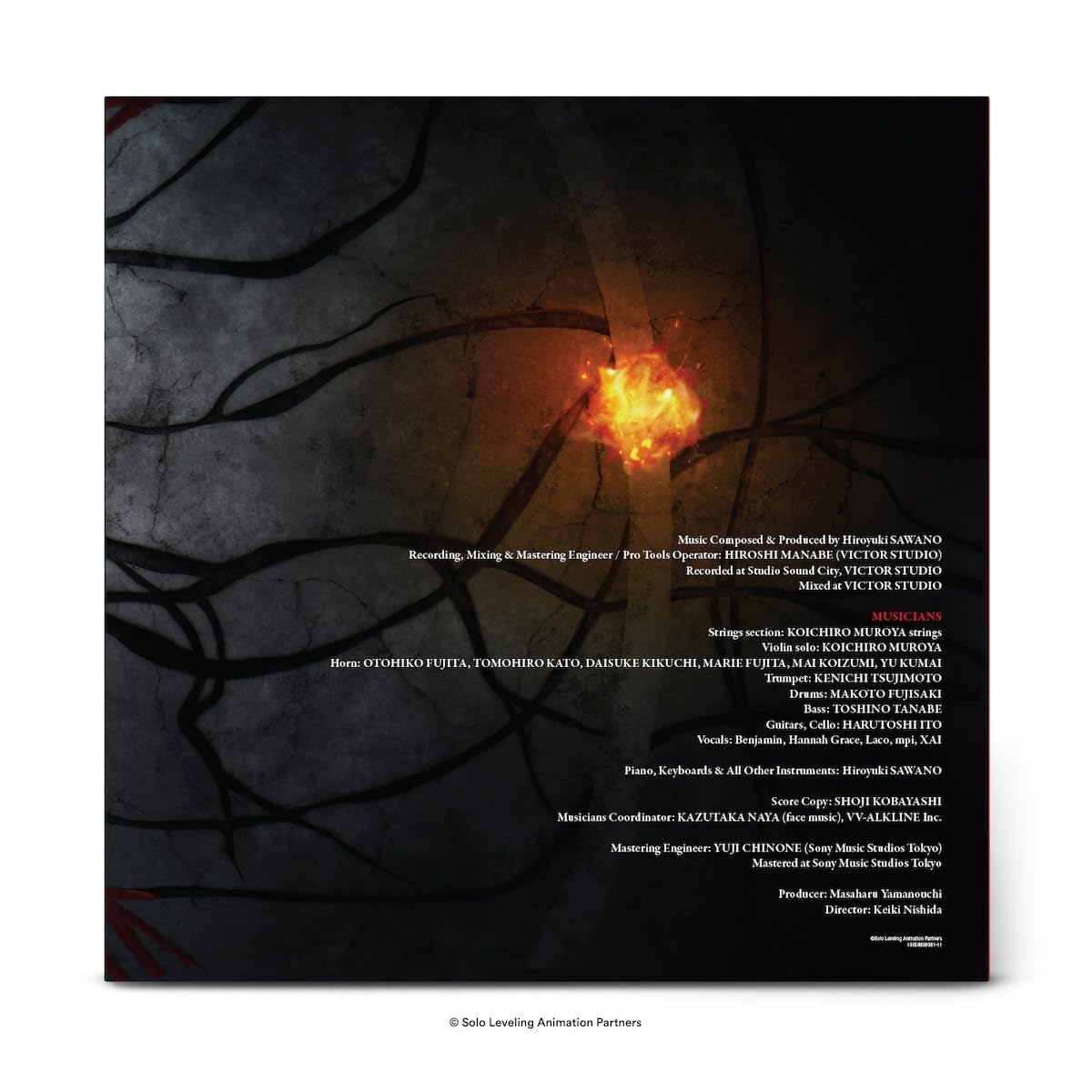 Solo Leveling Anime Soundtrack, 2 Records, Collectible Artwork