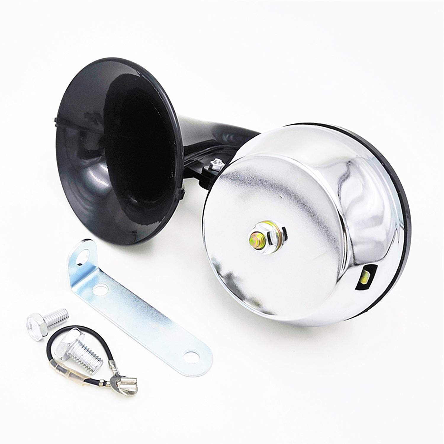 Viping Car Electric Horn 150db Car Horn Truck Horn Black Electric Snail Horn Electric control horn whistle horn Super Loud horn for Any 12V Vehicles Trucks Lorrys Trains Boats Motorcycle Cars et