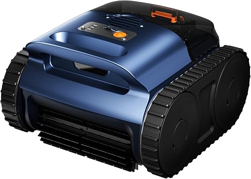 RERIOU Robot Piscine, Aspirateur Piscine sans Fil, Aspira…