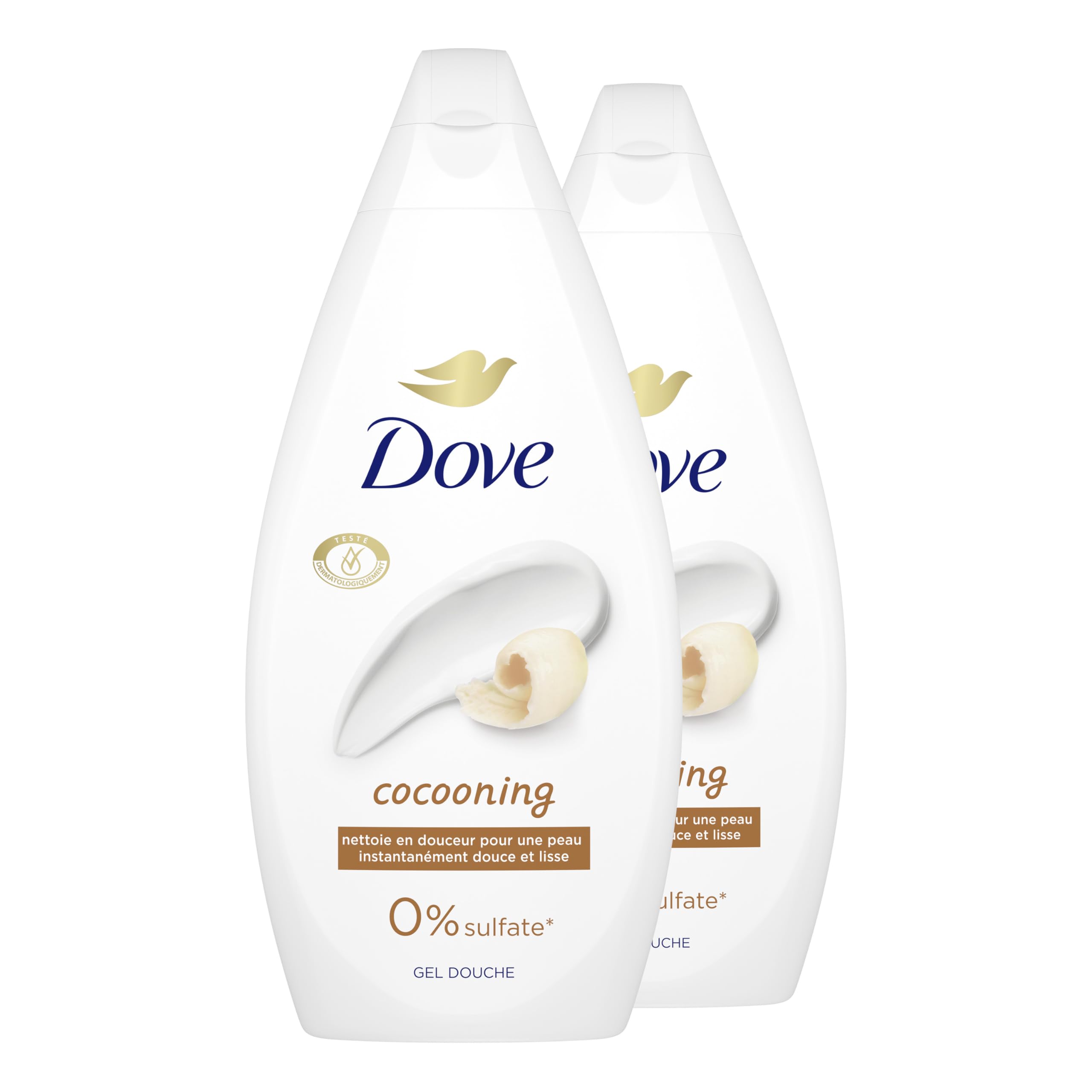 DOVE Duschgel, Essentiel Frische, 0% Sulfat, 2 x 450 ml