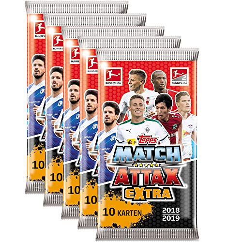 Preisvergleich Produktbild Anderes Topps Match Attax EXTRA 2018 / 19 - 5 Booster - Deutsch