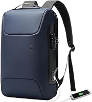 Vista 14 de BANGE Mochila para laptop Tech para hombre y mujer, Negro, Estándar, Computadora portátil