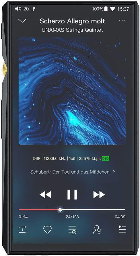 FiiO M11 Pro Android Hi-Res Lossless MP3 Music Player with Dual AK4497, THX AAA amp, aptX/atpX HD/LDAC/Bluetooth/DSD/Tidal/Spotify/5G WiFi/4.4 Balance Output and Full Touch Screen