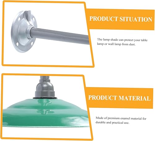 Miniatura 7 de 1 pantalla esmaltada estilo vintage lámpara de mesa cubierta de concha para lámpara al aire libre