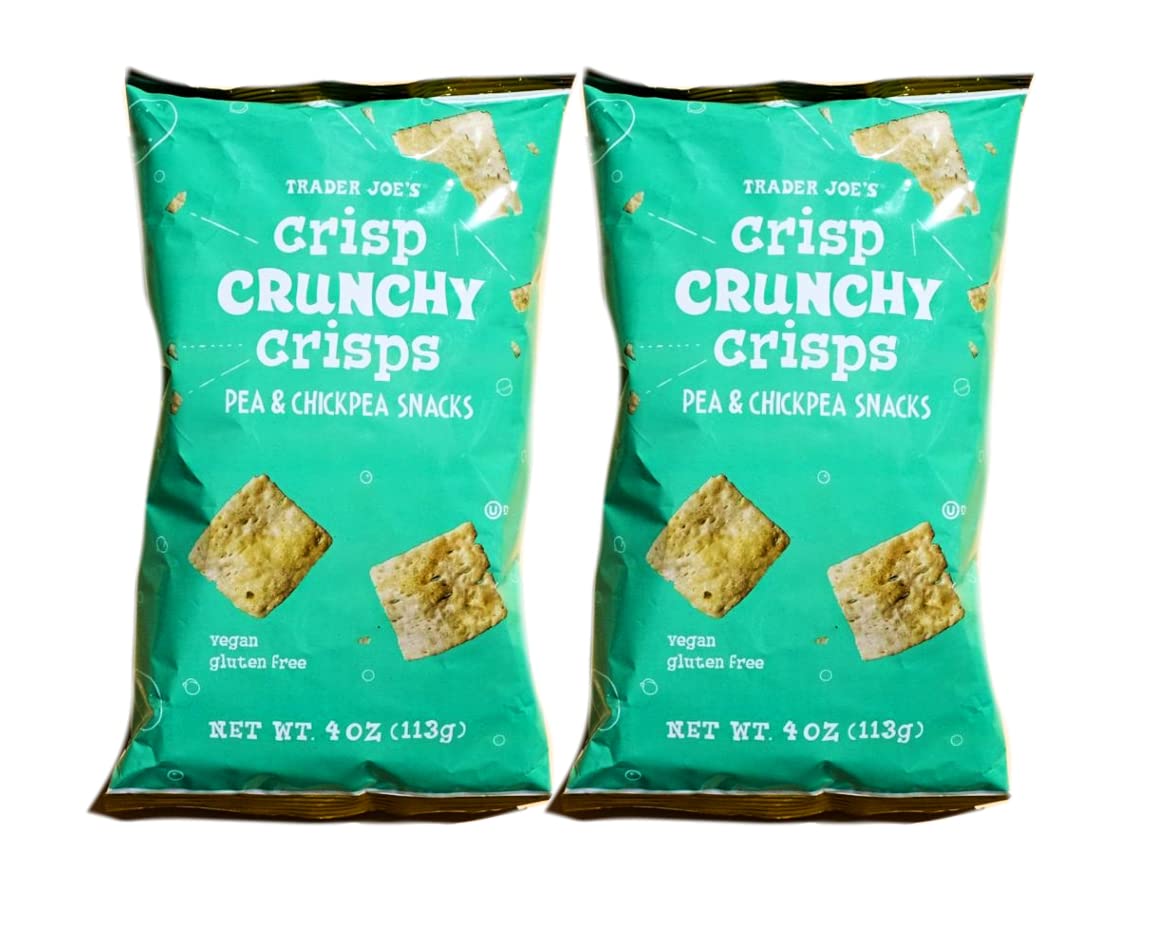 trader joe's pea and chickpea crisps