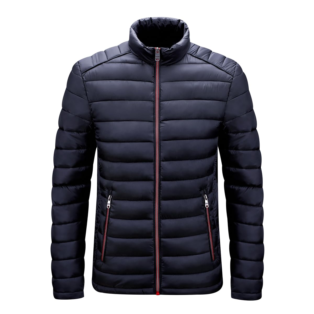 Veste Matelassée Homme Veste Doudoune Duvet Plume Puffer Jacket Quilted Jacket Blouson Matelassé Homme Hiver Chaud Courte Mi Saison Grande Taille Printemps Voyage Randonnée Oversize