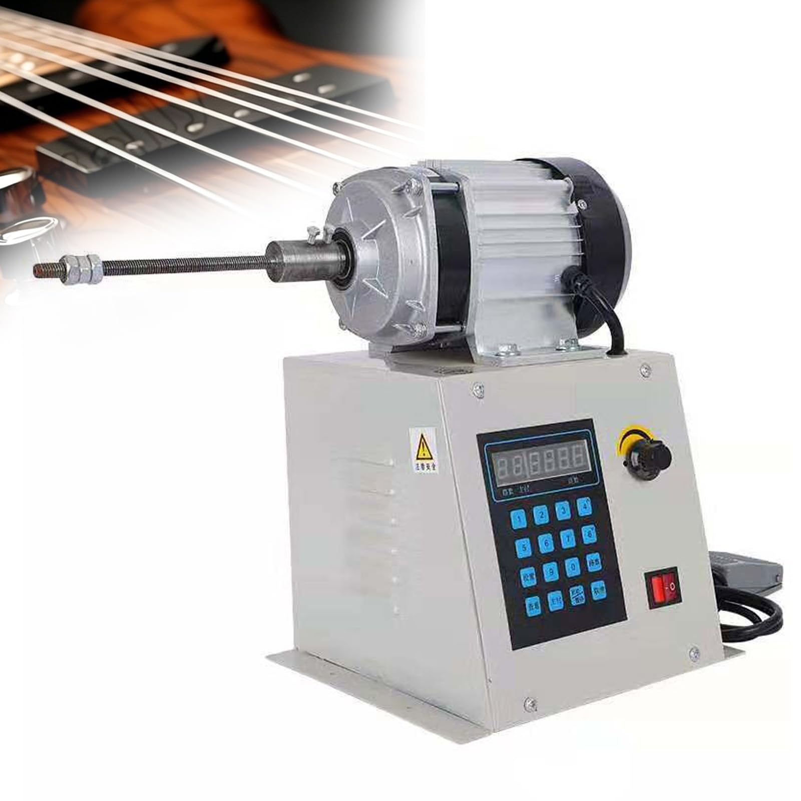 YXYLJOZ Coil Winding Machine, Adjustable Winder with Digital Control, Automatic Industrial Winding, Counting 0-9999 Turns, 0-500 RPM, Machine Digital Control Coil Winder Range (500w)