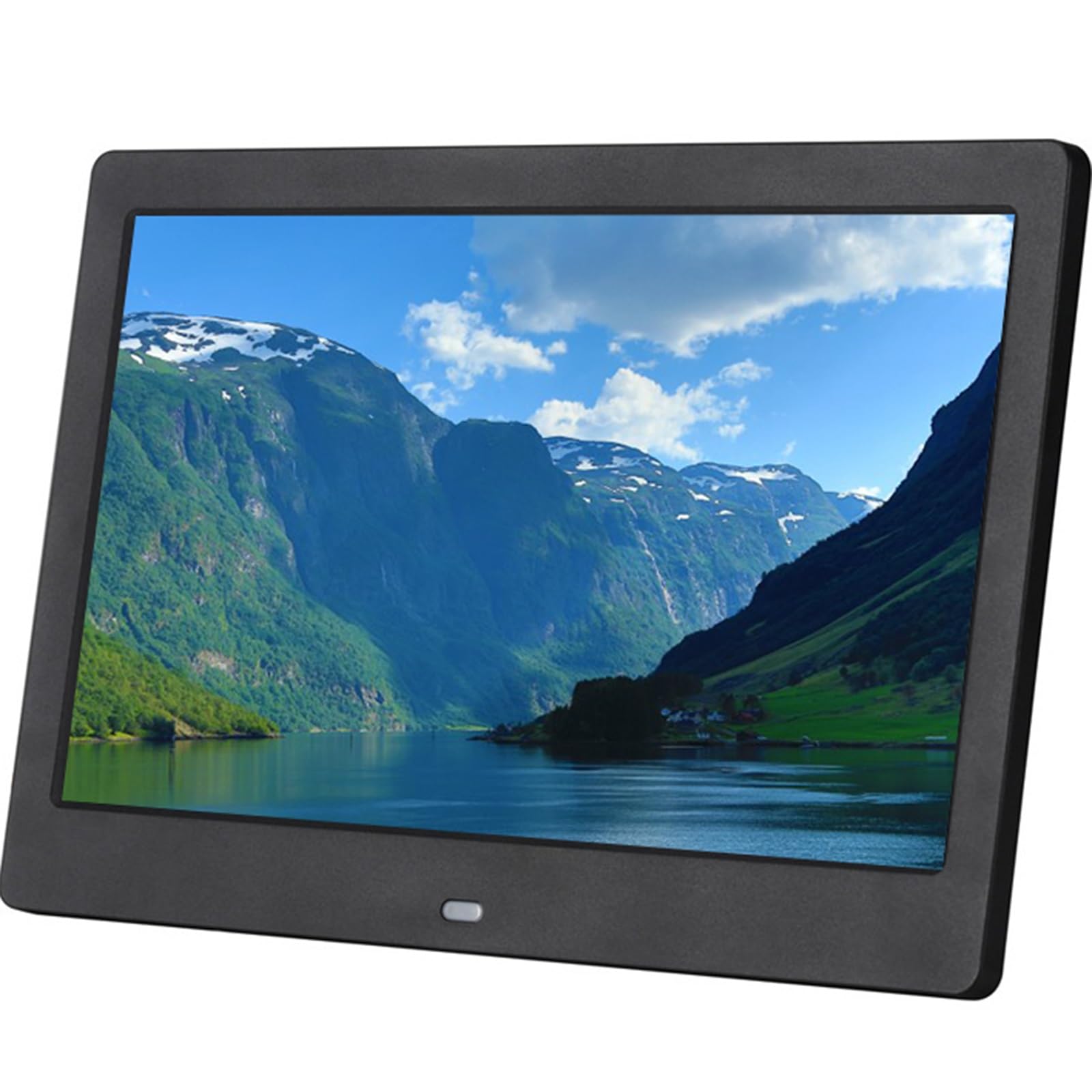 MYUYEE 10.1-Inch Digital Photo Frame With Calendar And Video Loop Function - Black (Black)