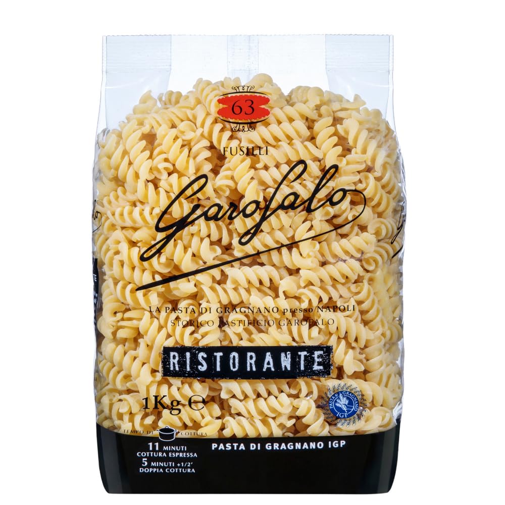 Garofalo Fusilli Italian Dry Pasta, 1kg Pack of 1