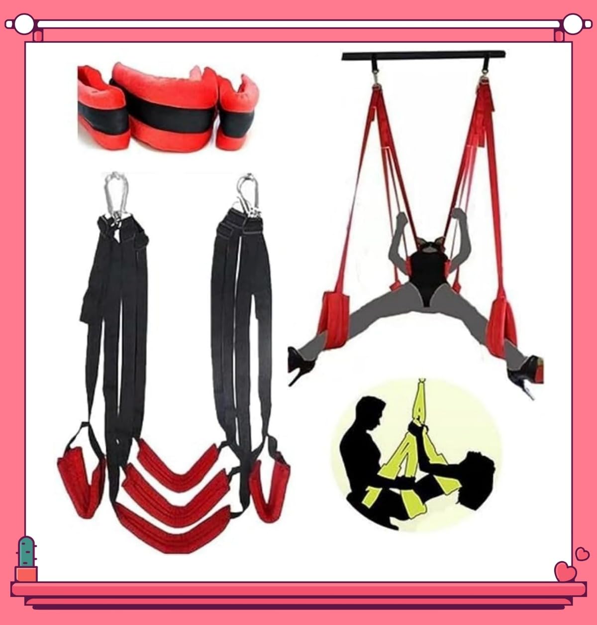 Columpio De Puerta Interior, Resistente, Ideal para Fiestas, Entrenamiento De Yoga, Gran Regalo para Hombres Y Mujeres.
